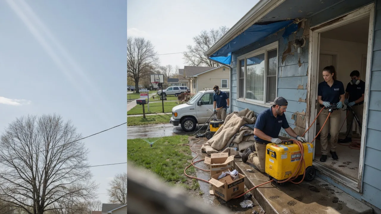 Basement Flood Cleanup in Emmons, MN near me